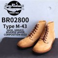 BUZZ RICKSON'S バズリクソンズ SHOE, SERVICE, REVERSE UPPER, COMPOSITION SOLE Type M-43 サービスシューズ BR02800 カウスエード cow suede レザー leather 靴