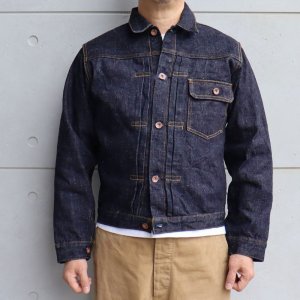 画像2: SAMURAI JEANS サムライジーンズ 零+モデル(ゼロプラスモデル）17ozデニムジャケット・零+モデルTバックGジャン Zero Plus T-Back  Denim Jacket S556VXファーストタイプ 1st type model コットン cotton