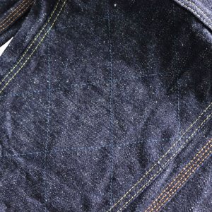 画像13: SAMURAI JEANS サムライジーンズ SM410DBN サムライ自動車倶楽部 17ozダブルニーワークパンツ 特ザラセルビッチデニム ヘビーオンス 自動車倶楽部タイヤボタン 日章ネームラベル パーツ柄スレーキ トリプルステッチ ダイヤモンドステッチ 銅製サムライリベット ワンウォッシュ 日本製