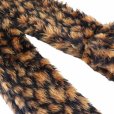画像4: CUSHMAN クッシュマン 29361 LEOPARD FUR MUFFLER レオパード ファーマフラー acrylic アクリル 男女兼用 アクセサリー (4)