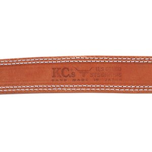 画像9: KC's ケイシイズ ベルト 1 3/4インチ ギャリソン ダブルステッチ  GARRISON DOUBLE STITCH BELT KID711 天然皮革  牛革 オイルステアハイド グッズ goods accessories 