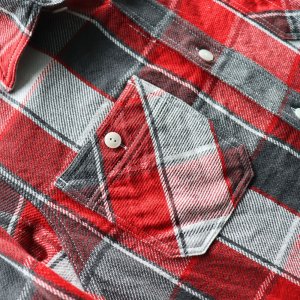 画像8: CUSHMAN クッシュマン VINTAGE CHECK WORK SHIRTS ヴィンテージ チェック ワーク シャツ 25593 アメカジ 長袖 long sleeves ダブルチェーンステッチ仕様 １９５０年代 カジュアル LOWテンション 顔料染め 猫目の尿素ボタン コットン100％