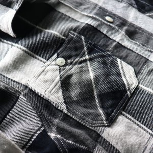 画像18: CUSHMAN クッシュマン VINTAGE CHECK WORK SHIRTS ヴィンテージ チェック ワーク シャツ 25593 アメカジ 長袖 long sleeves ダブルチェーンステッチ仕様 １９５０年代 カジュアル LOWテンション 顔料染め 猫目の尿素ボタン コットン100％