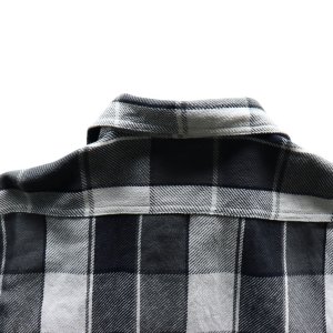 画像20: CUSHMAN クッシュマン VINTAGE CHECK WORK SHIRTS ヴィンテージ チェック ワーク シャツ 25593 アメカジ 長袖 long sleeves ダブルチェーンステッチ仕様 １９５０年代 カジュアル LOWテンション 顔料染め 猫目の尿素ボタン コットン100％