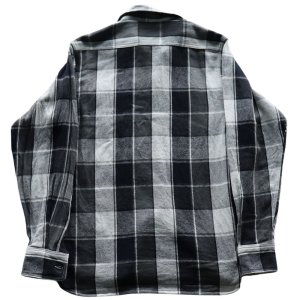 画像19: CUSHMAN クッシュマン VINTAGE CHECK WORK SHIRTS ヴィンテージ チェック ワーク シャツ 25593 アメカジ 長袖 long sleeves ダブルチェーンステッチ仕様 １９５０年代 カジュアル LOWテンション 顔料染め 猫目の尿素ボタン コットン100％