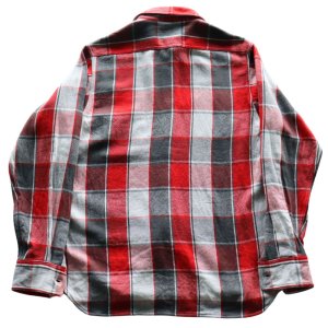 画像12: CUSHMAN クッシュマン VINTAGE CHECK WORK SHIRTS ヴィンテージ チェック ワーク シャツ 25593 アメカジ 長袖 long sleeves ダブルチェーンステッチ仕様 １９５０年代 カジュアル LOWテンション 顔料染め 猫目の尿素ボタン コットン100％