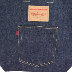 画像3: CUSHMAN クッシュマン 13.5oz XX DENIM TOTE BAG デニムトートバッグ 29371 デニム生地 カバン 鞄 コットン