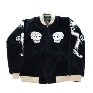 画像7: TAILOR TOYO テーラー東洋  TT15666-119 Mid 1950s Style Velveteen Souvenir Jacket “SPIDERWEB, SNAKE & SKULL” × “DRAGON & TIGER”