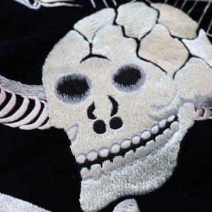 画像15: TAILOR TOYO テーラー東洋  TT15666-119 Mid 1950s Style Velveteen Souvenir Jacket “SPIDERWEB, SNAKE & SKULL” × “DRAGON & TIGER”