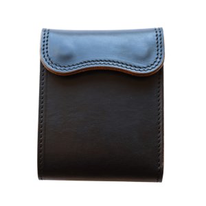 画像2: ART BROWN アートブラウン 二つ折り財布  VGW00141AB 財布 leather クロムエクセル ヴィンテージな雰囲気 日本製 Made in JAPAN