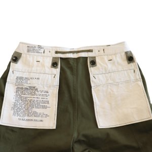 画像17: BUZZ RICKSON'S バズリクソンズ BR42529 TROUSERS, SHELL, FIELD, M-1951 SHORT LENGTH コットンサテン地 フィールドトラウザース 東洋エンタープライズ 