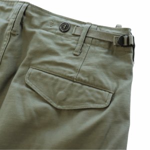 画像16: BUZZ RICKSON'S バズリクソンズ BR42529 TROUSERS, SHELL, FIELD, M-1951 SHORT LENGTH コットンサテン地 フィールドトラウザース 東洋エンタープライズ 