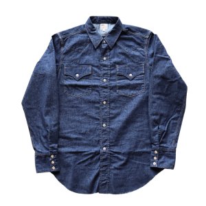 画像4: JELADO ジェラード Vaquero Shirt  JP11115 ショートホーン デニムウェスタンシャツ アメカジ 長袖シャツ long sleeves ヴィンテージを再現 5ozデニム DENIM リベット型スナップボタン Madeinjapan