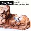 BILT BUCK ビルトバック BS0006 Small Face Skull Ring スカルアンドクロスボーンリング ヴィンテージリングを再構築したヘリテージシルバーリングコレクション 925 MadeinJapan