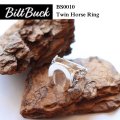 BILT BUCK ビルトバック BS0010 Twin Horse Ring ツインホースリング ヴィンテージリングを再構築したヘリテージシルバーリングコレクション 925 MadeinJapan