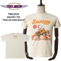 TOYS McCOY トイズマッコイ TMC2525 SNOOPY TEE "RIDE ON SAND BEACH" 半袖Tシャツ スヌーピー 小型ランナバウト“Coot Funmobile” 60年代