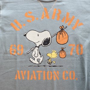 画像8: TOYS McCOY トイズマッコイ TMC2520 S/S SNOOPY TEE "U. S. ARMY AVIATION CO." 半袖Tシャツ SNOOPY スヌーピー WOODSTOCK ウッドストック U.S.ARMY コットン100% 日本製