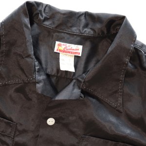画像6: CUSHMAN クッシュマン 25490 R/C HAND STICH OPEN COLLAR SHIRTS レーヨンコットンハンドステッチ オープンカラーシャツ 長袖 long sleeve アメカジ カジュアル 1950年代 ループタイプ ボックス型 乳白色 猫目ボタン