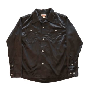 画像4: CUSHMAN クッシュマン 25490 R/C HAND STICH OPEN COLLAR SHIRTS レーヨンコットンハンドステッチ オープンカラーシャツ 長袖 long sleeve アメカジ カジュアル 1950年代 ループタイプ ボックス型 乳白色 猫目ボタン