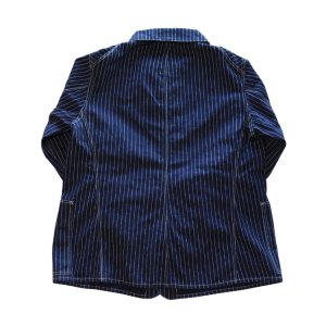 画像13: JELADO ジェラード Steelbeam Coat AG11406 インディゴウォバッシュ カバーオール 青タグ 変形ポケット INDIGO WABASH ストライプ デニムワークジャケット  Madeinjapan