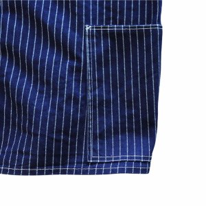 画像9: JELADO ジェラード Steelbeam Coat AG11406 インディゴウォバッシュ カバーオール 青タグ 変形ポケット INDIGO WABASH ストライプ デニムワークジャケット  Madeinjapan