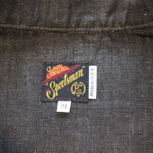 画像9: Mister Freedom×SUGAR CANE ミスターフリーダム×シュガーケーン SC15704 NOS Brown Chambray ”WILD CAT” Zip Jacket ワイルドキャット ジップジャケット エルボパッチ Mada in USA 