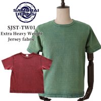 SAMURAI JEANS サムライジーンズ SJST-TW01 10/2エクストラヘビーウエイト 天竺シリーズ 半袖Tシャツ madeinjapan 日本製