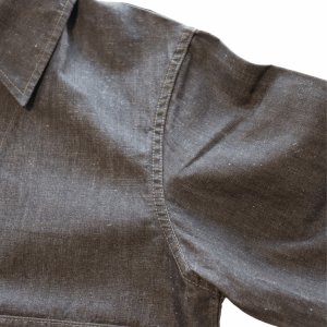 画像10: Mister Freedom×SUGAR CANE ミスターフリーダム×シュガーケーン SC15704 NOS Brown Chambray ”WILD CAT” Zip Jacket ワイルドキャット ジップジャケット エルボパッチ Mada in USA 