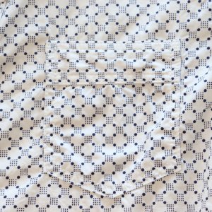 画像7: CUSHMAN クッシュマン 25489 DOT PRINT WORK SHIRTS ドットプリントワークシャツ 長袖 long sleeve アーリースタイル アメカジ カジュアル 縫製仕様 抜染プリント キャリコ ライトオンスコットン100% 猫目ホワイト釦 裾マチガゼット  ユニオンチケット