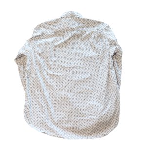 画像11: CUSHMAN クッシュマン 25489 DOT PRINT WORK SHIRTS ドットプリントワークシャツ 長袖 long sleeve アーリースタイル アメカジ カジュアル 縫製仕様 抜染プリント キャリコ ライトオンスコットン100% 猫目ホワイト釦 裾マチガゼット  ユニオンチケット