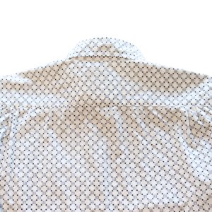 画像12: CUSHMAN クッシュマン 25489 DOT PRINT WORK SHIRTS ドットプリントワークシャツ 長袖 long sleeve アーリースタイル アメカジ カジュアル 縫製仕様 抜染プリント キャリコ ライトオンスコットン100% 猫目ホワイト釦 裾マチガゼット  ユニオンチケット