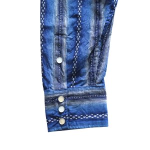 画像8: SUGAR CANE シュガーケーン SC29463 NATIVE AMERICAN DOBBY STRIPE L/S WESTERN SHIRT ネイティブアメリカドビーストライプ長袖ウエスタンシャツ 東洋エンタープライズ
