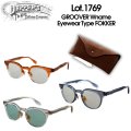 DAPPER'S ダッパーズ GROOVER Wname Eyewear Type FOKKER LOT.1769 made in japan 熟練職人 ハンドメイド サングラス UV加工 反射防止コート付き高級レンズ アクセサリー グッズ