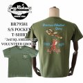 BUZZ RICKSON'S バズリクソンズ BR79578  S/S POCKET T-SHIRT　ポケットTシャツ「3rd SQ.AMERICAN VOLUNTEER GROUP」