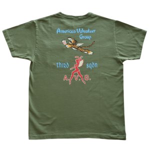 画像9: BUZZ RICKSON'S バズリクソンズ BR79581 S/S POCKET  T-SHIRT ポケットTシャツ「3rd SQ.AMERICAN VOLUNTEER GROUP」フライングタイガース サードスコードロン ヘルズエンジェル ミリタリー