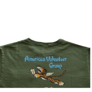 画像10: BUZZ RICKSON'S バズリクソンズ BR79581 S/S POCKET  T-SHIRT ポケットTシャツ「3rd SQ.AMERICAN VOLUNTEER GROUP」フライングタイガース サードスコードロン ヘルズエンジェル ミリタリー