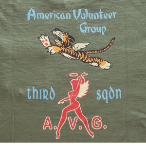 画像11: BUZZ RICKSON'S バズリクソンズ BR79581 S/S POCKET  T-SHIRT ポケットTシャツ「3rd SQ.AMERICAN VOLUNTEER GROUP」フライングタイガース サードスコードロン ヘルズエンジェル ミリタリー