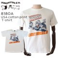 STUDIO D'ARTISAN ステュディオダルチザン USAコットンプリントTシャツ
