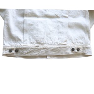 画像7: SUGAR CANE シュガーケーン SC15720 SUGAR CANE 13oz. WHITE DENIM JACKET 1953 MODEL　STANDARD DENIM（スタンダードデニム）2nd（セカンド）ホワイトデニム ジャケット