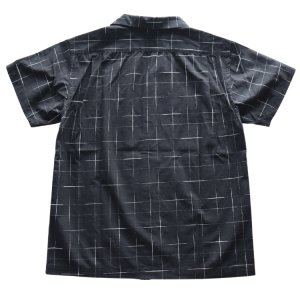 画像7: STUDIO D'ARTISAN ステュディオダルチザン  KYOUTO BLACK DYEING KASURI SHIRT 京黒紋付染 絣 半袖シャツ カジュアルシャツ 5720 「究極の黒」Made in JAPAN 日本製