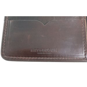 画像23: ART BROWN アートブラウン 二つ折り財布  VGW00141AB 財布 leather クロムエクセル ヴィンテージな雰囲気 日本製 Made in JAPAN