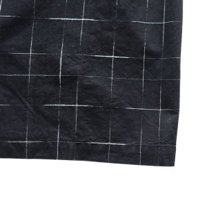 画像6: STUDIO D'ARTISAN ステュディオダルチザン  KYOUTO BLACK DYEING KASURI SHIRT 京黒紋付染 絣 半袖シャツ カジュアルシャツ 5720 「究極の黒」Made in JAPAN 日本製