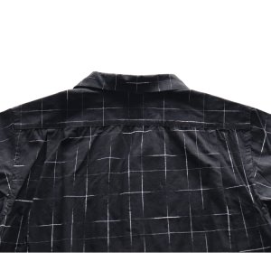 画像8: STUDIO D'ARTISAN ステュディオダルチザン  KYOUTO BLACK DYEING KASURI SHIRT 京黒紋付染 絣 半袖シャツ カジュアルシャツ 5720 「究極の黒」Made in JAPAN 日本製