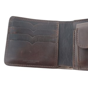 画像20: ART BROWN アートブラウン 二つ折り財布  VGW00141AB 財布 leather クロムエクセル ヴィンテージな雰囲気 日本製 Made in JAPAN