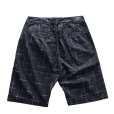 画像3: STUDIO D'ARTISAN ステュディオダルチザン 1900 KYOUTO BLACK DYEING KASURI SHORTS 京黒紋付染 絣 ショート パンツ 「究極の黒」Made in JAPAN