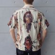 画像3: SUN SURF サンサーフ SS39481 SUN SURF SPECIAL EDITION “BATTLE MASK” ハワイアンシャツ アロハシャツ バトルマスク 半袖 日本製 made in japan