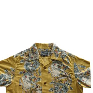 画像5: STUDIO D'ARTISAN ステュディオダルチザン トルネード豚アロハシャツ 1950年代 ヴィンテージアロハシャツ トルネードタイガー トルネード豚 Made in JAPAN