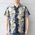 画像2: STUDIO D'ARTISAN ステュディオダルチザン トルネード豚アロハシャツ 1950年代 ヴィンテージアロハシャツ トルネードタイガー トルネード豚 Made in JAPAN (2)