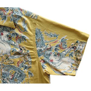 画像8: STUDIO D'ARTISAN ステュディオダルチザン トルネード豚アロハシャツ 1950年代 ヴィンテージアロハシャツ トルネードタイガー トルネード豚 Made in JAPAN