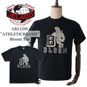 画像1: JELADO/ジェラード AB11209 JELADO”ATHLETIC BRAND”/ジェラード”アスレチックブランド” Bloom Tee/ブルームTee 2025SSコレクションTシャツ フロッキープリント コットン100%
